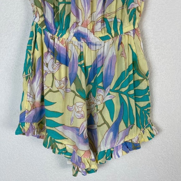 ★ Billabong Pocket Flower Floral Romper - Picture 7 of 8